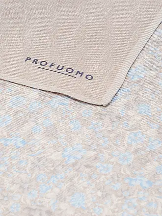 PROFUOMO | Foulard de poche en soie | beige